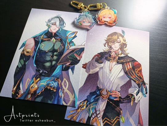 Artprints and Keyrings